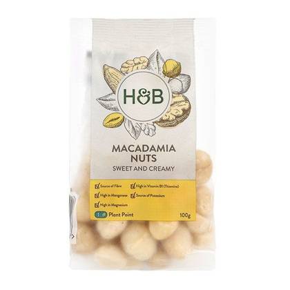 5006 Holland & Barrett Macadamia Nuts 100g