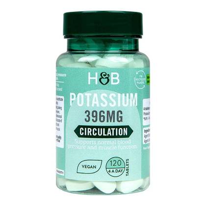 3174 Holland & Barrett Potassium 120 Tablets