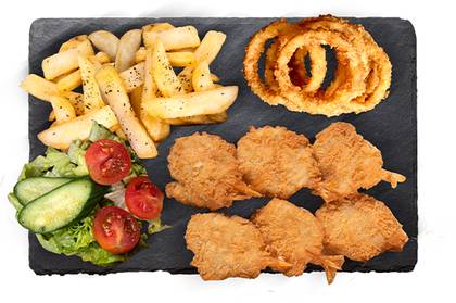 Crispy Shrimp & Onion Rings