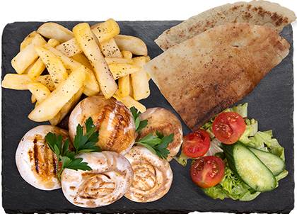 Mushroom In Cypriot Pita