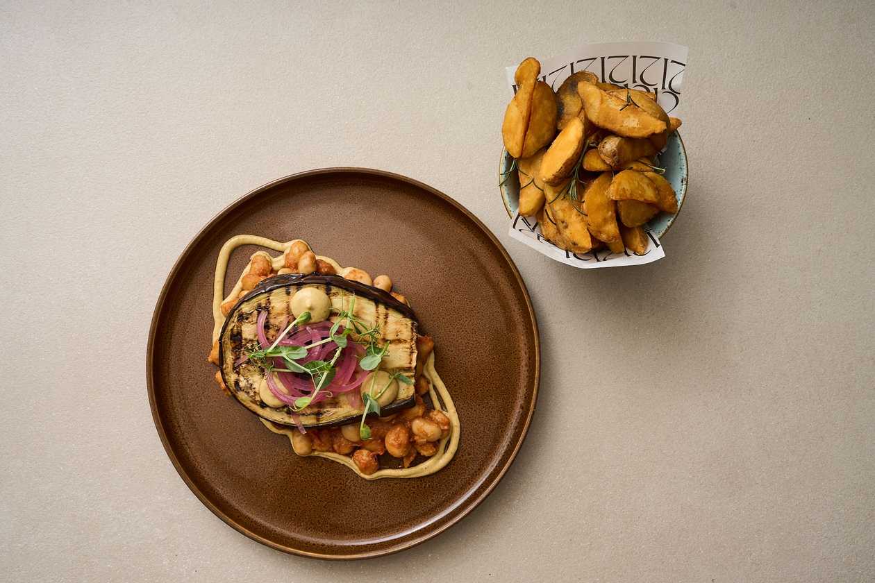 Baked Aubergine Steak