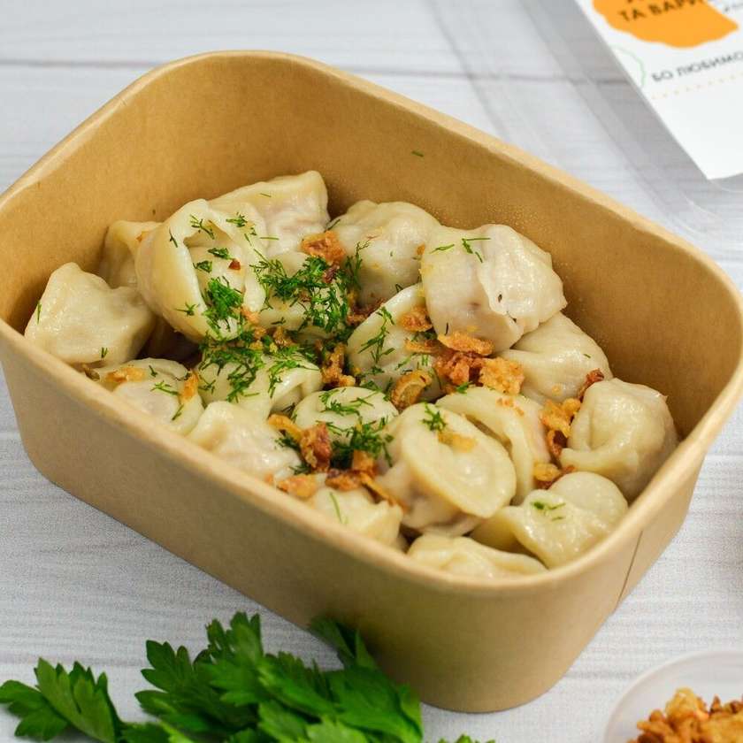 Dumplings with pork and chicken