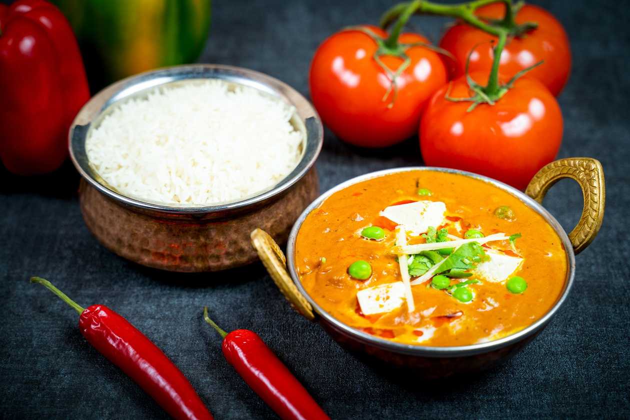 630. Mutter paneer (индия)