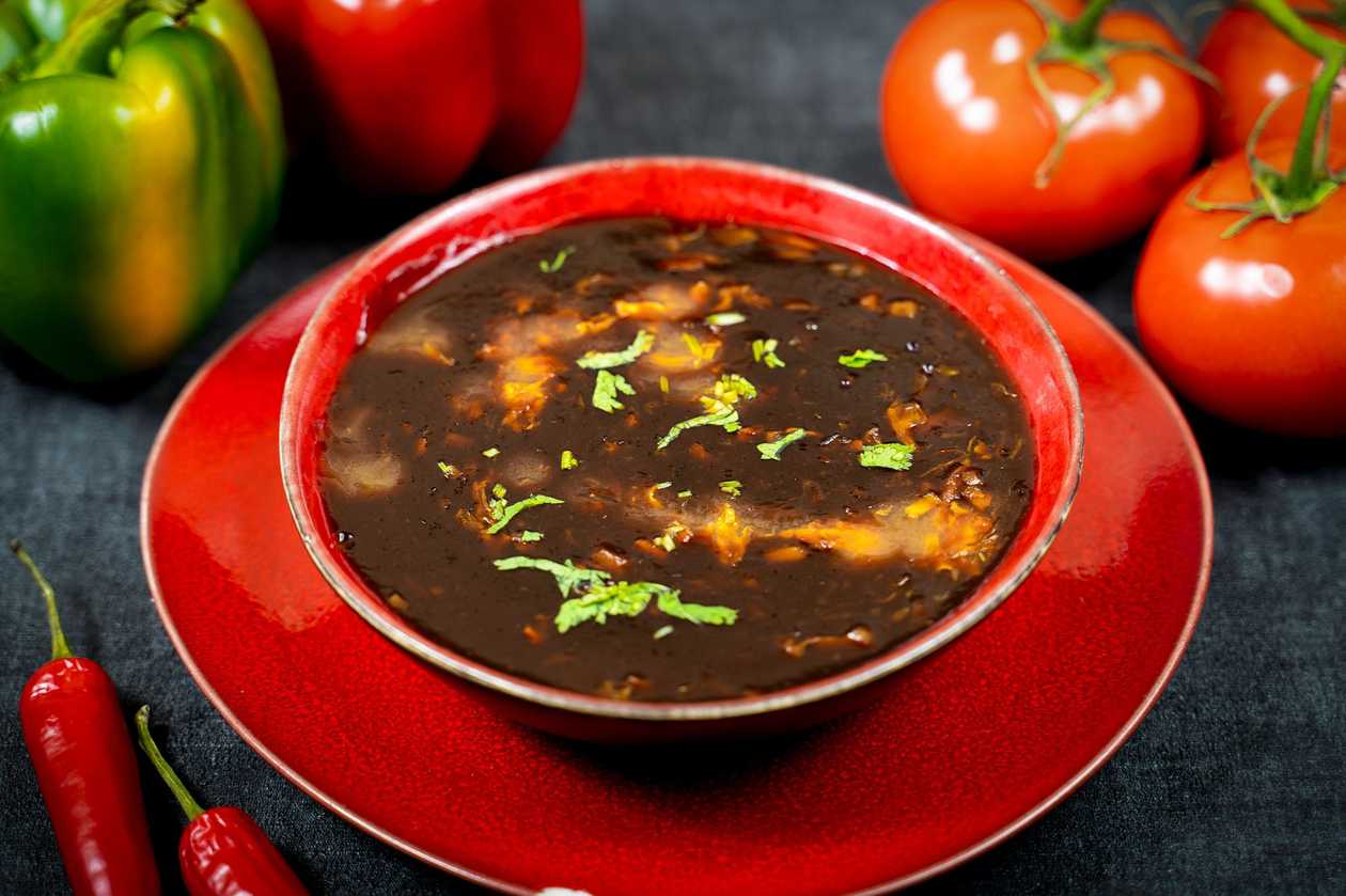 656. Горячий и кислый куриный суп