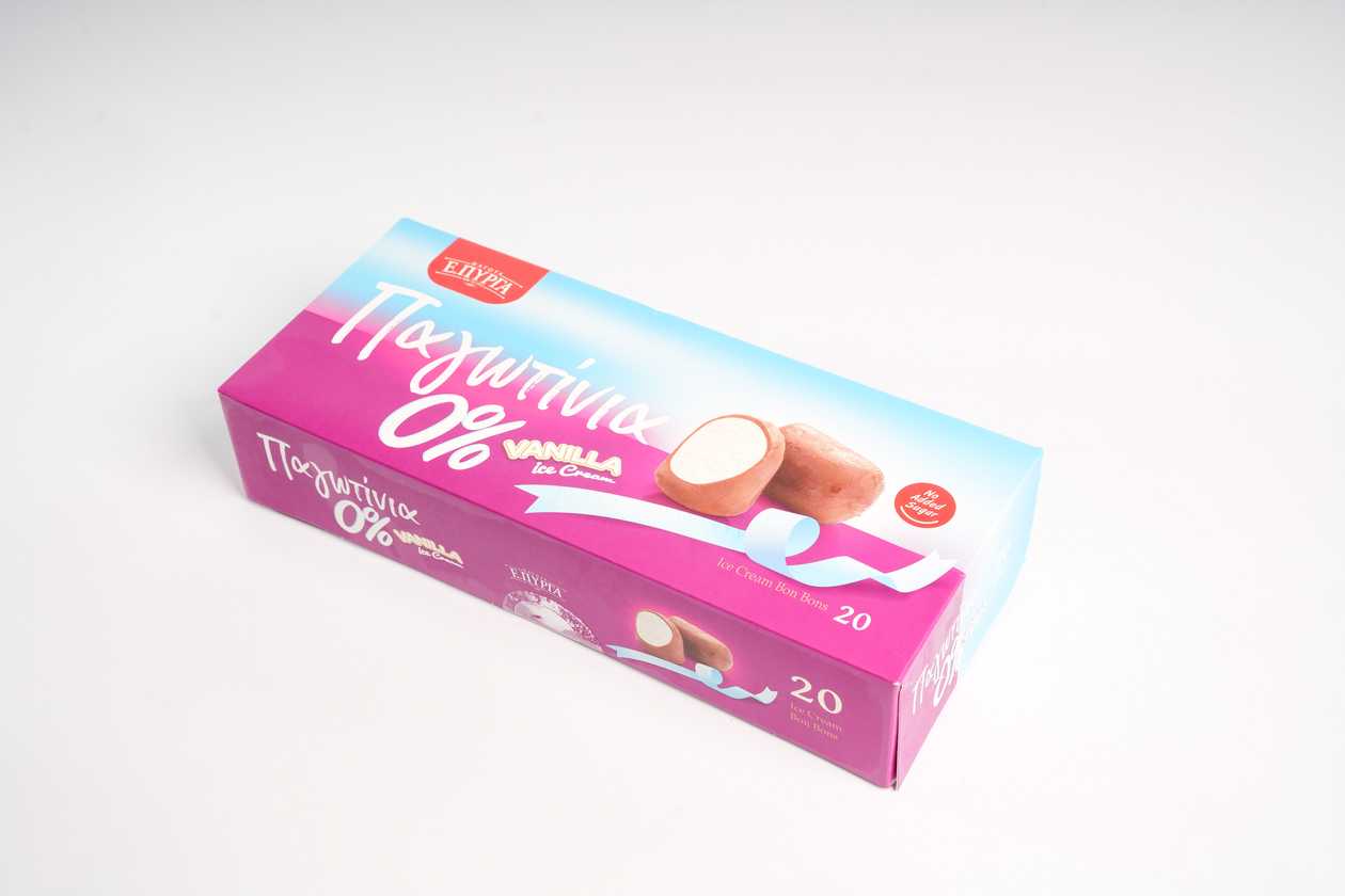 Mini Ice Cream Vanilla 0% Sugar
