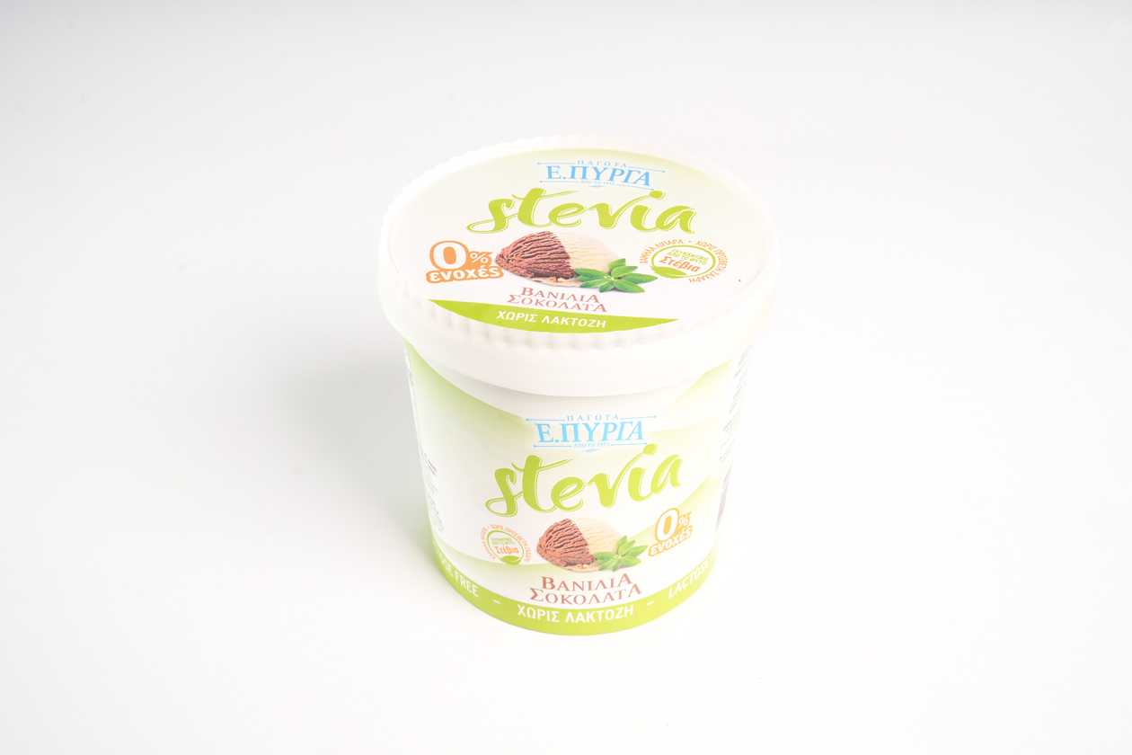 Stevia Vanilla & Chocolate Ice Cream