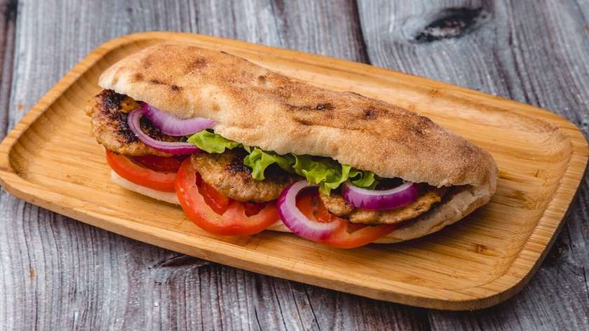 Chicken Meatball in Bread