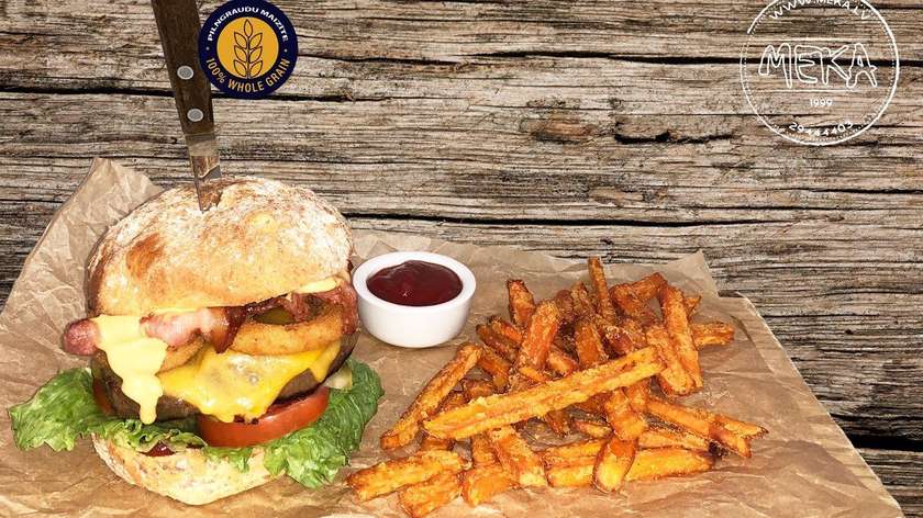 Venison burger