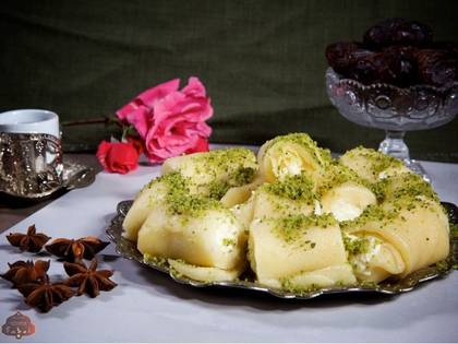 Halaut jeben - cake with milk cream