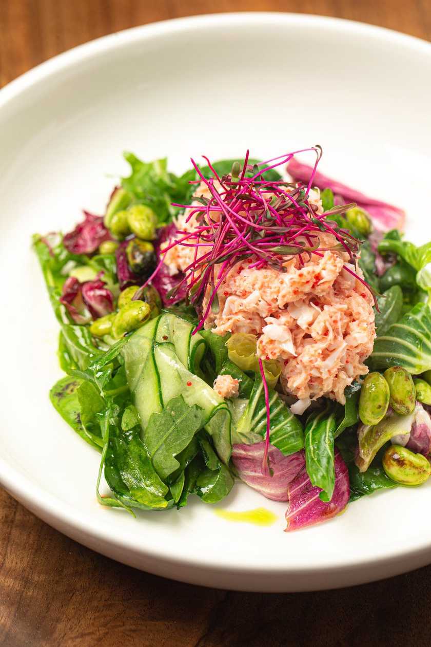 Kamchatka crab salad