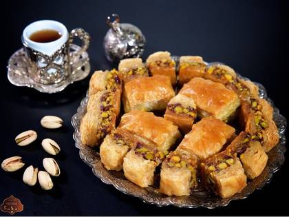 Baklava with pistachios