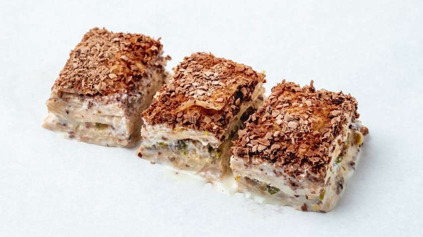 Milk baklava