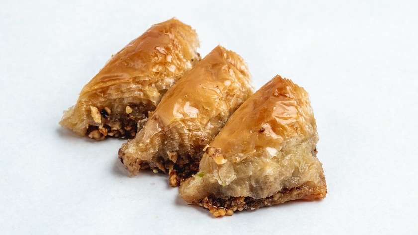3 pieces of Walnut Pastry