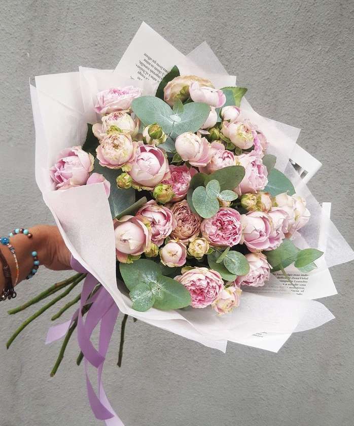 Lavender Spray Roses David Austin M L1