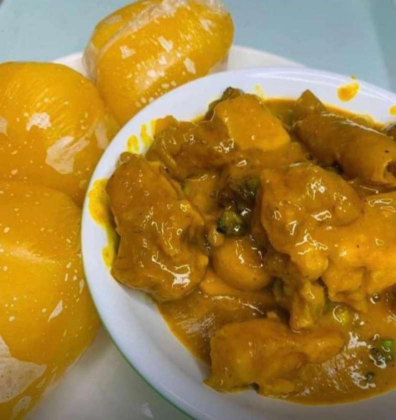 Owo and starch meat
