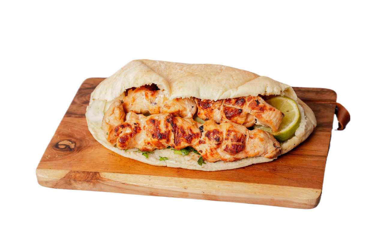 Chicken Souvlaki Cypriot Pita Large