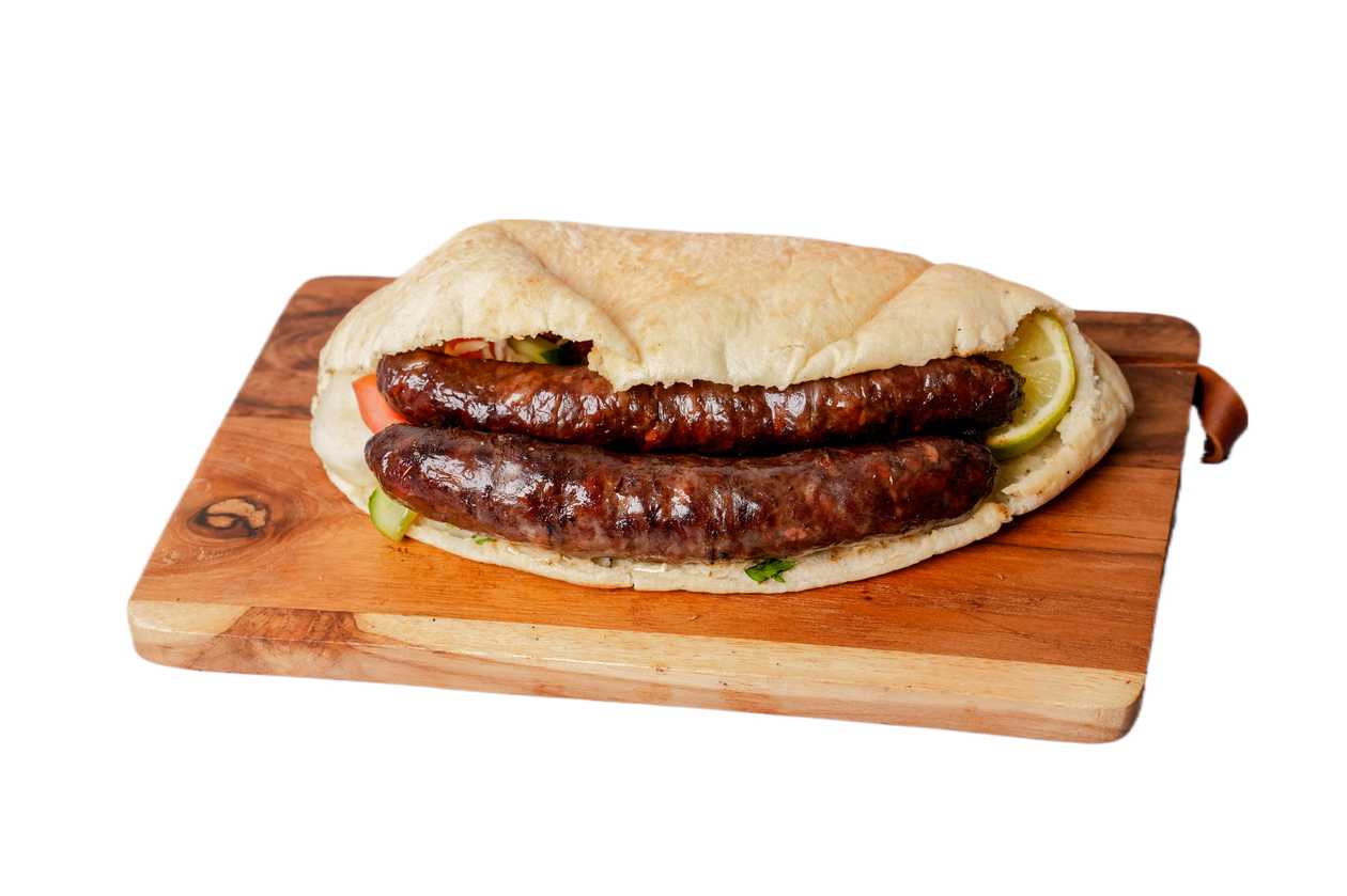 Village Sausage Cypriot Pita