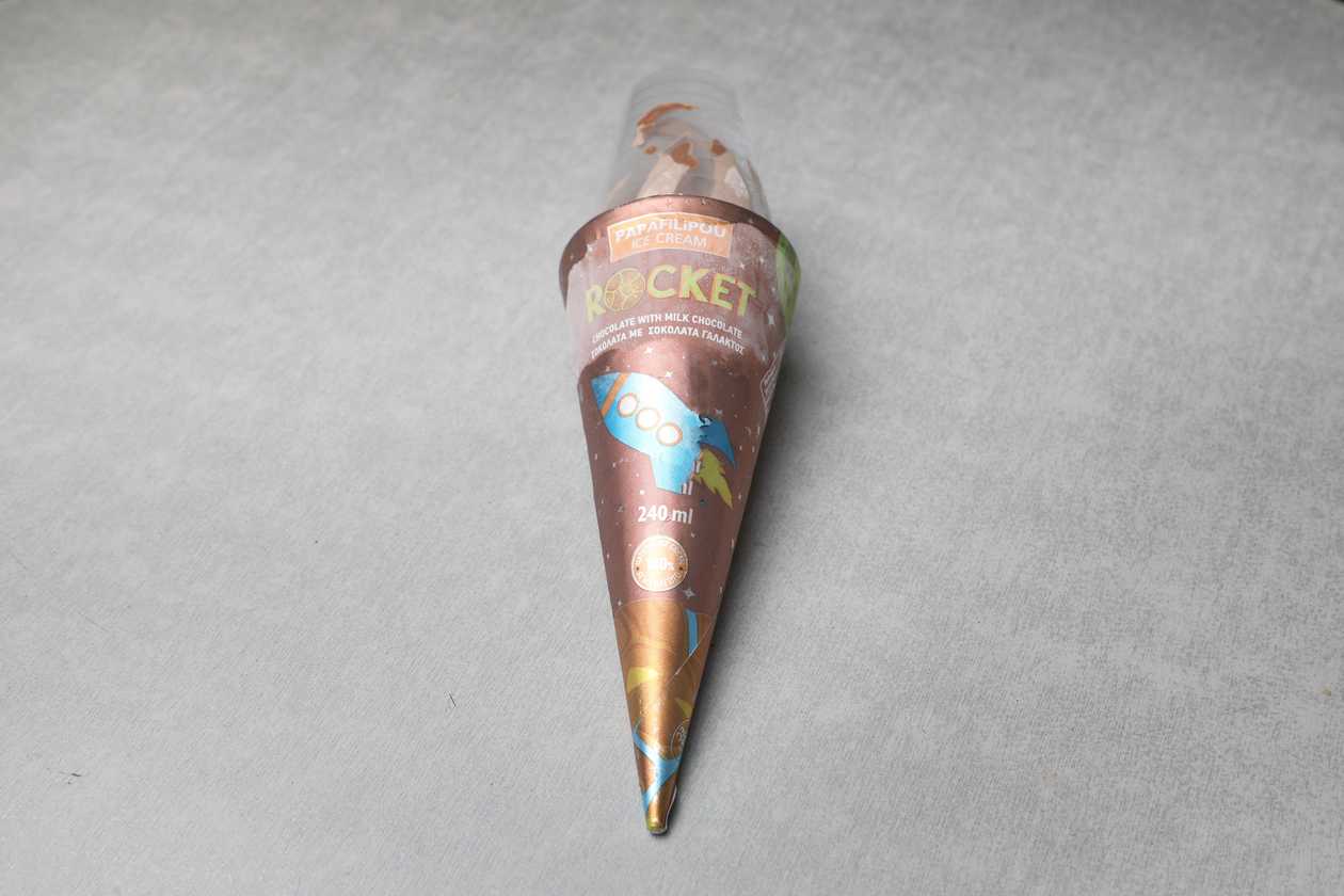 Παγωτό Χωνάκι Rocket Σοκολάτα & Σοκολάτα