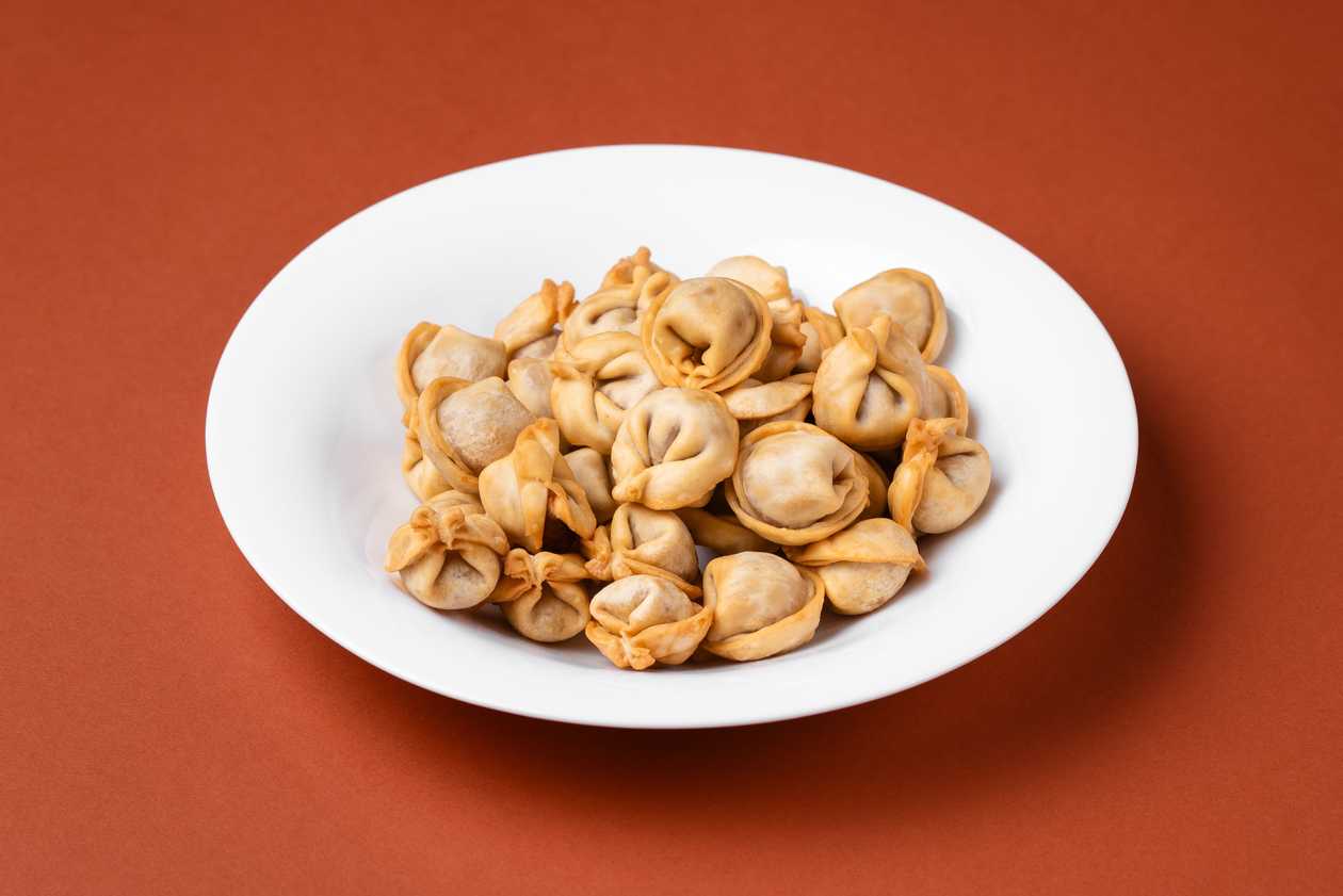 Fried dumplings with meat