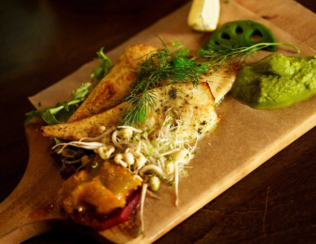 Toasted Flounder