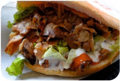 Döner Kebab Duplo com Queijo