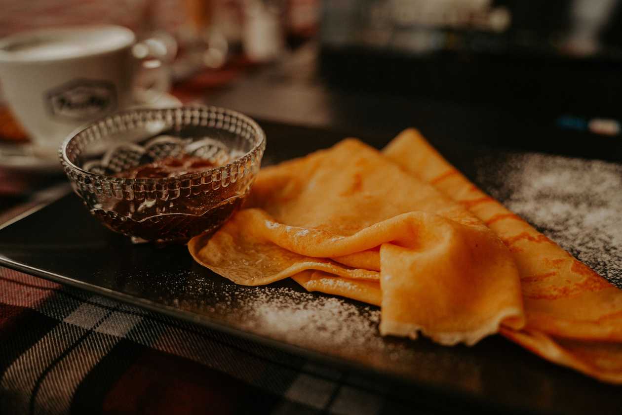 Sweet Pancakes with jam (2 pcs.)