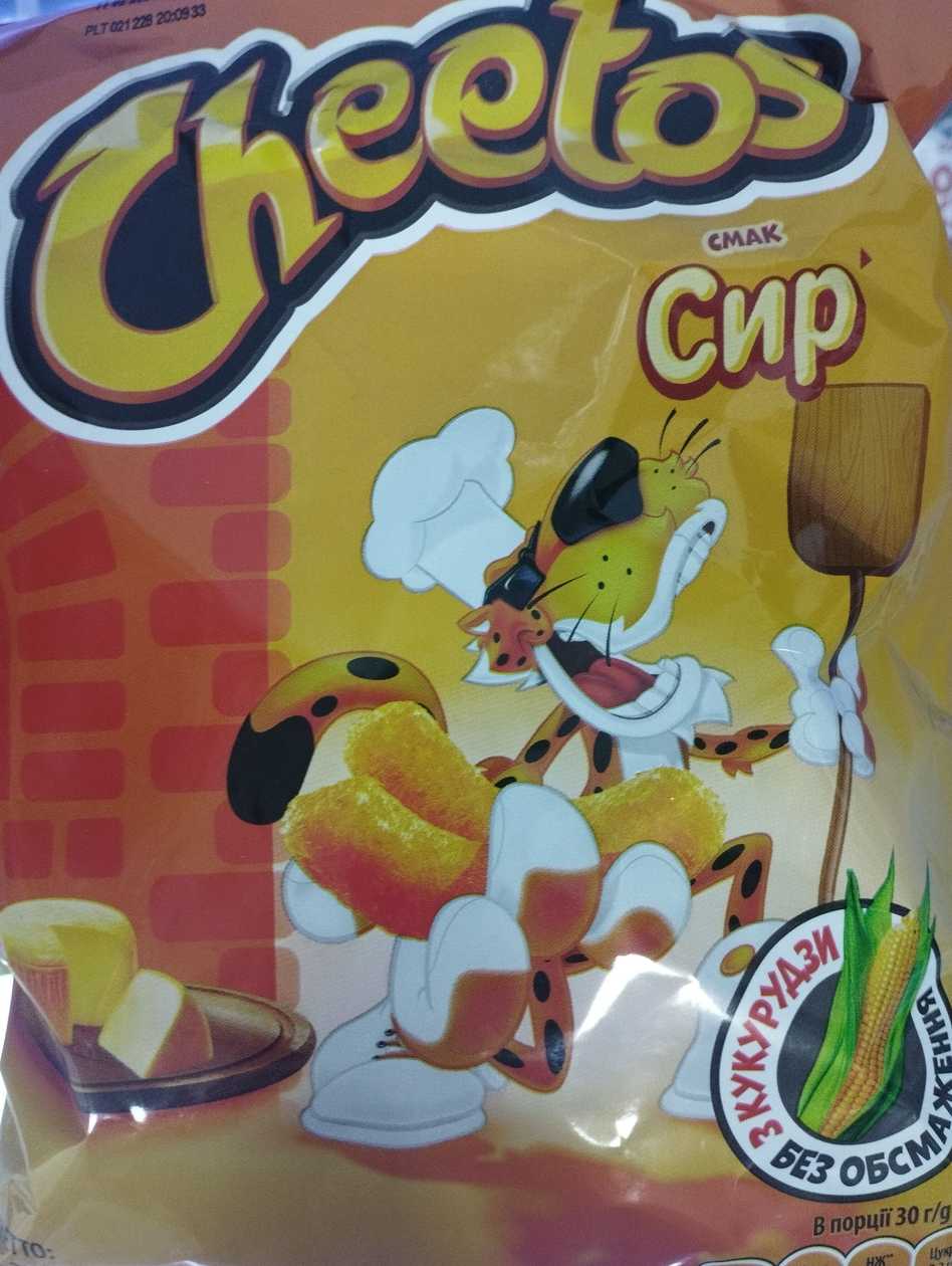 Палички Cheetos зі смаком сиру