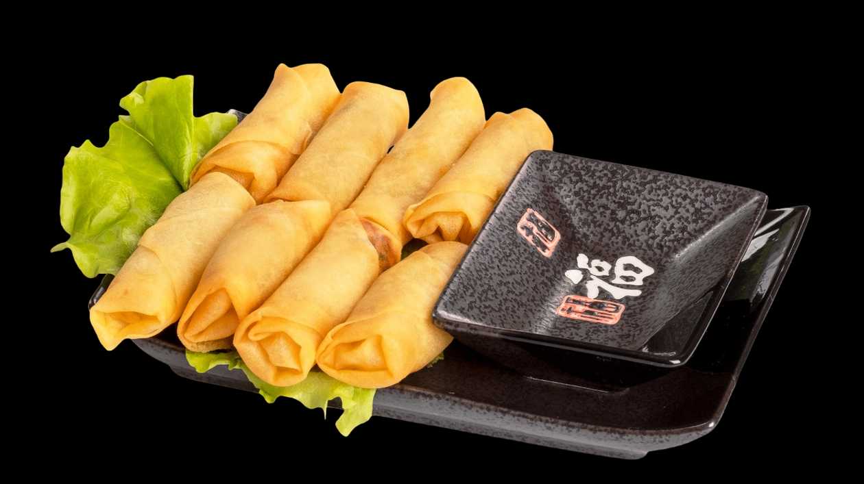 Rolls with vegetables