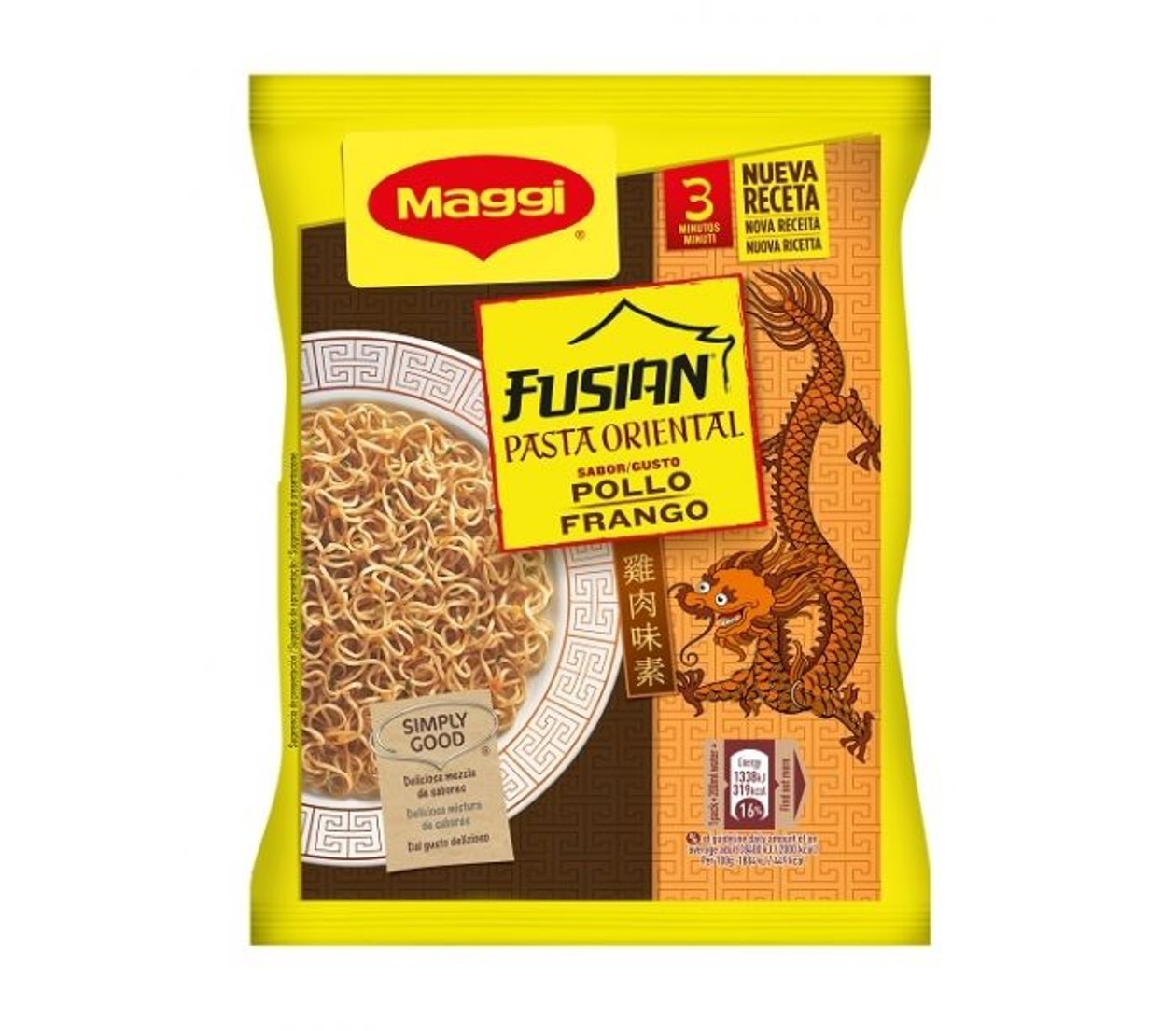 Pasta Oriental Maggi Frango 71 gr