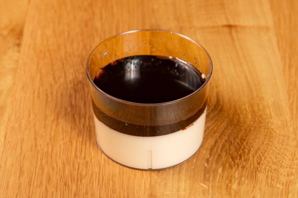 Panna cotta s čokoládou