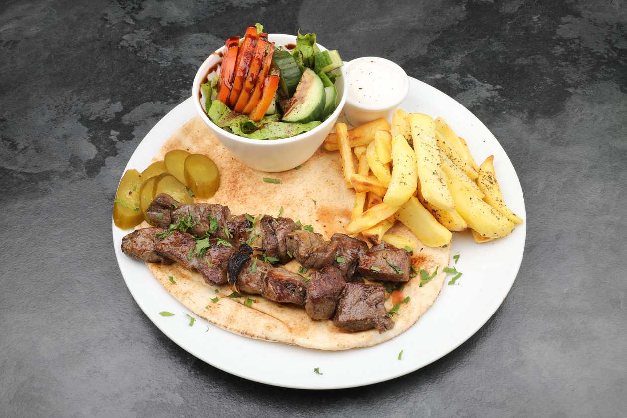 Beef Kebab Plate