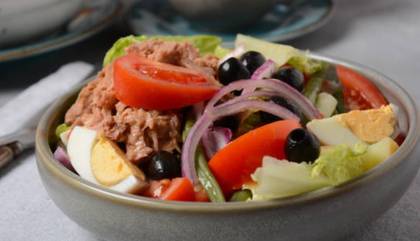 Chicken Tuna Salad Baked Beans