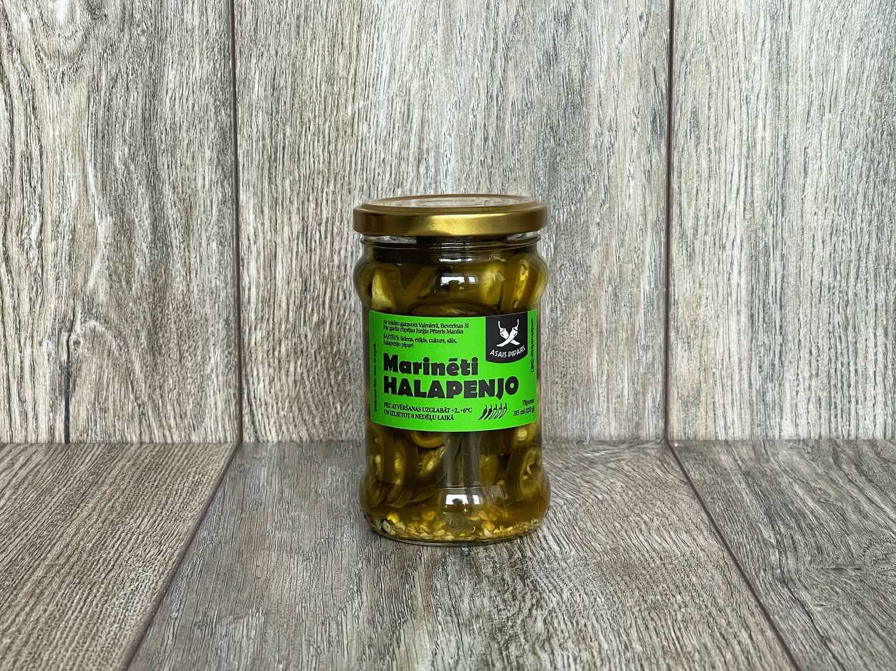 Marinēti Halepenjo pipari “Asais pipars” [ 315 ML ]