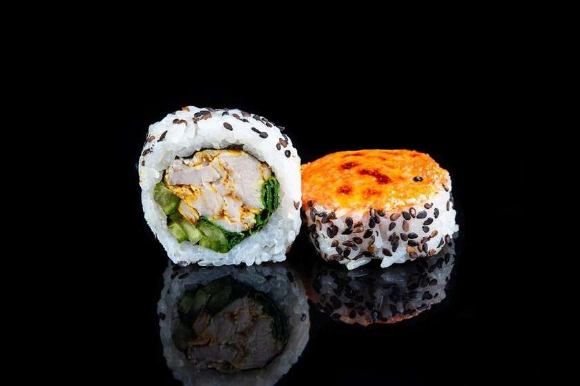 106. Küpsetatud spicy kana
