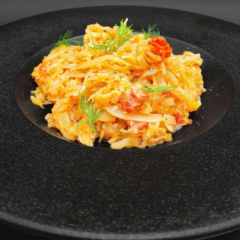 Cooked cabbage