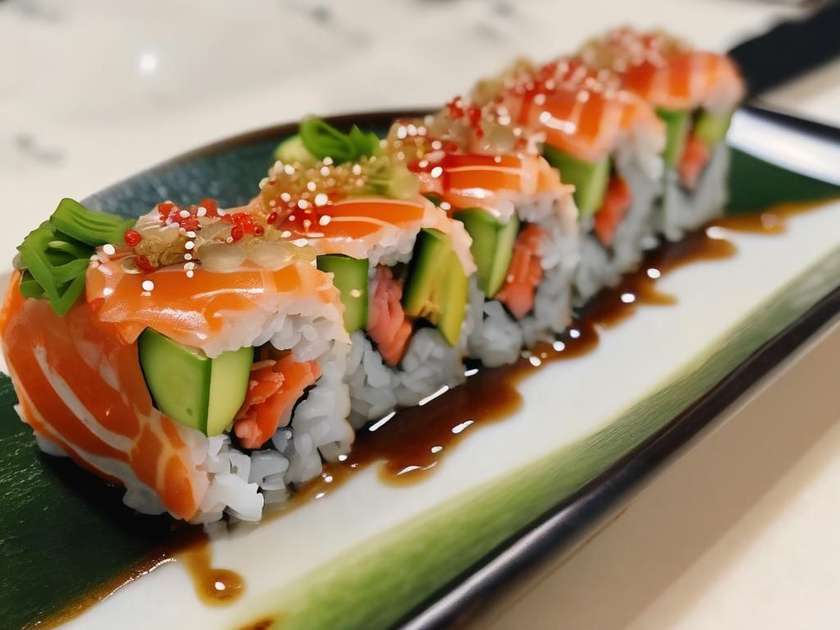 Green Dragon z Łososiem