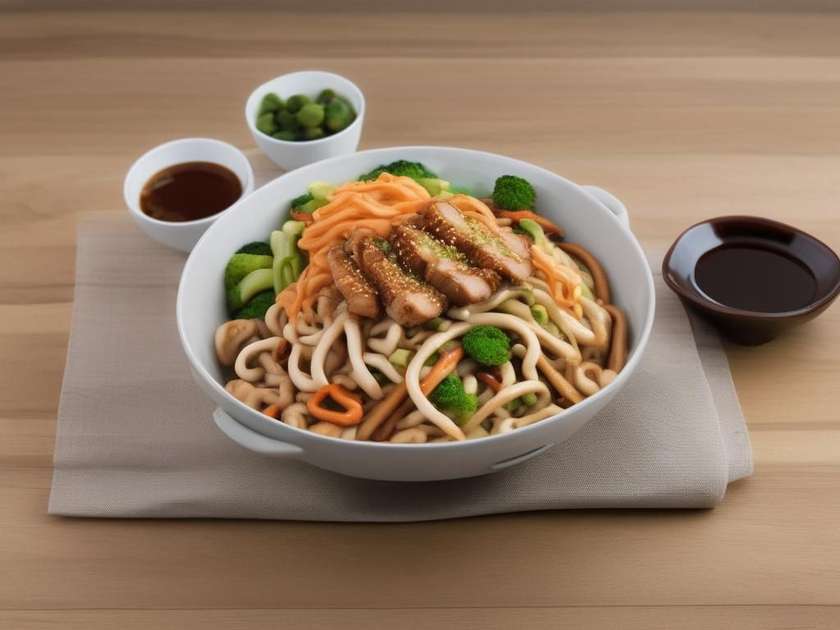 Yaki Udon z Łagodnym Indykiem