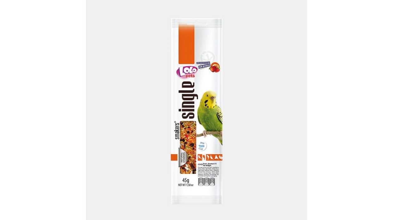 LoLo Pets Smakers maiusepulk viirpapagoidele puuviljadega 45 g