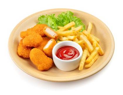 Chicken Nuggets and Chips