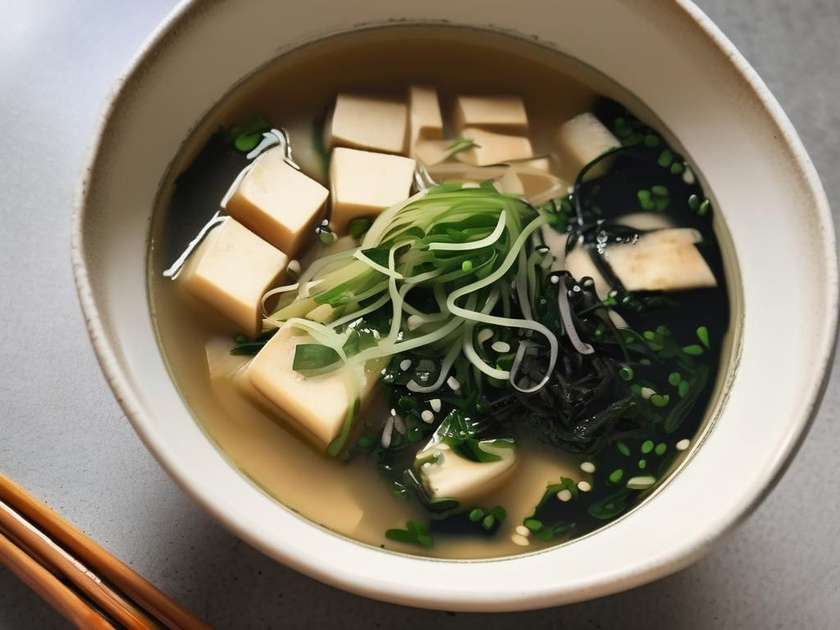 Miso Shiro z Łososiem