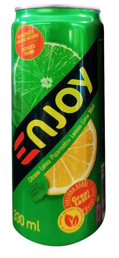 Njoy, lemon-lime-mint, 330 ml