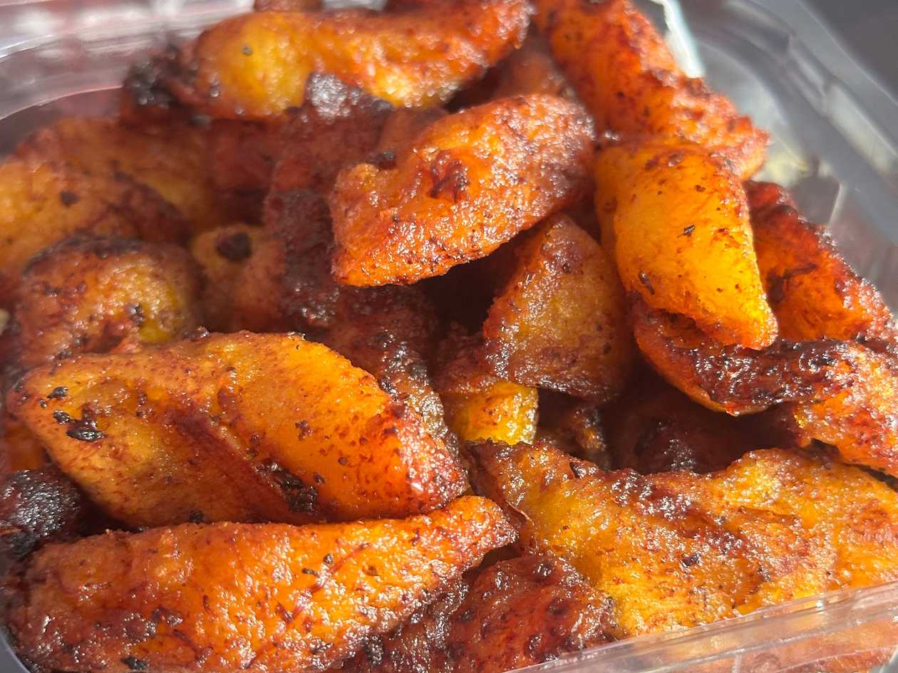 Fried Sweet riped plantain