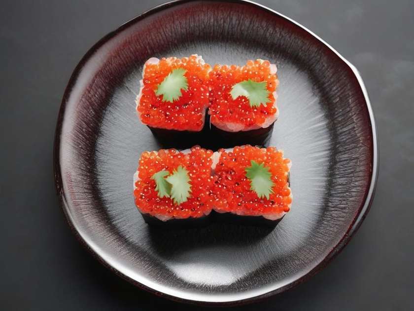 Gunkan Maki Kawior Czerwony