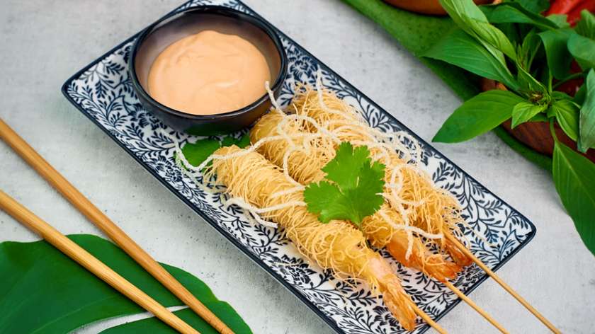 Krewetki Spicy Sriracha Mayo