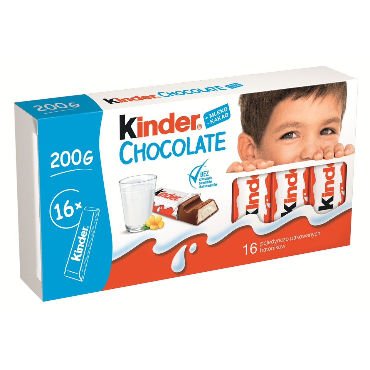 Pieninis šokoladas KINDER, 200g