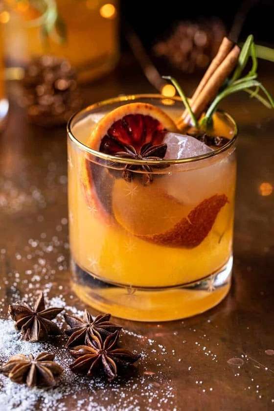 Spicy Bourbon Old Fashioned