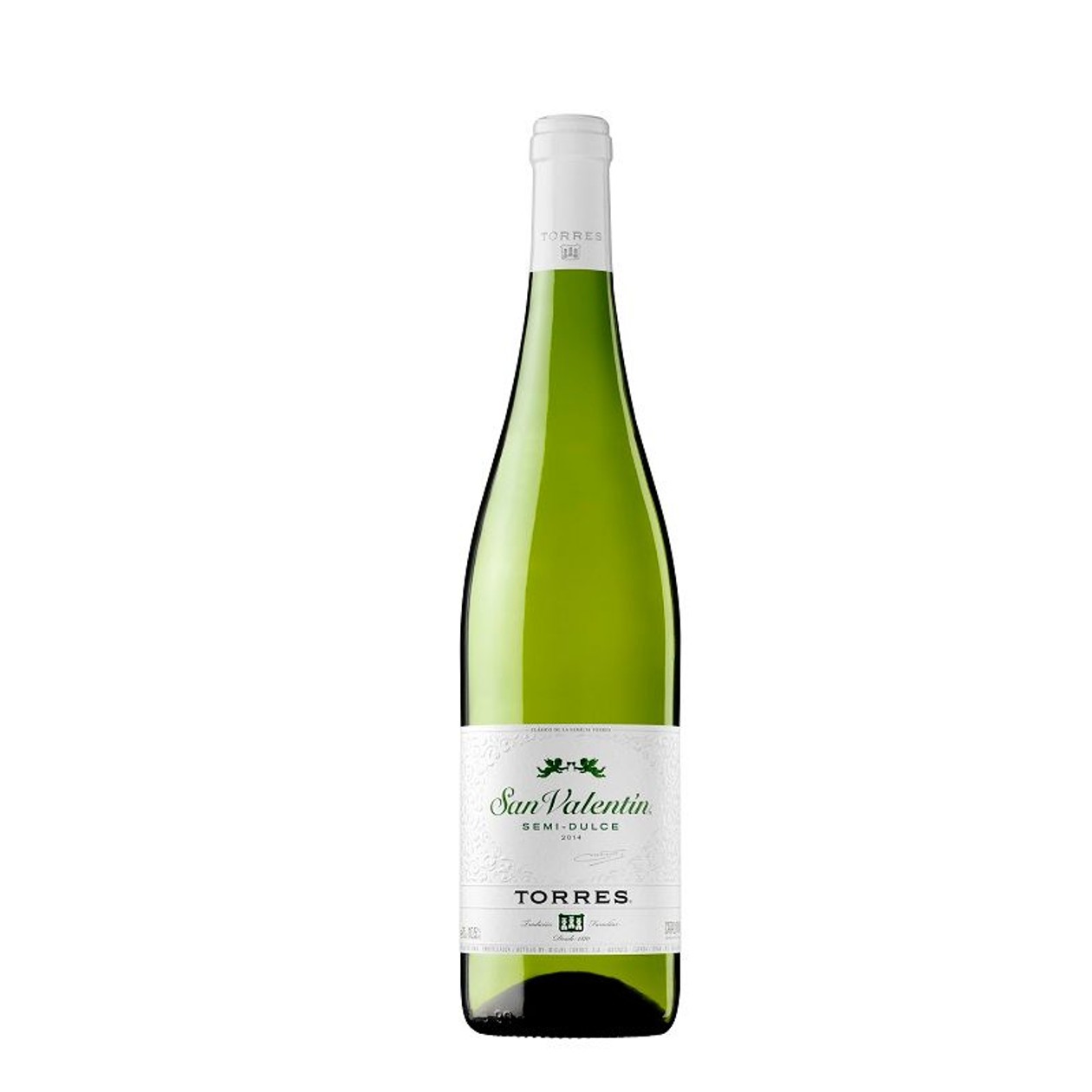 Vynas Torres San Valentin, baltas/p.sausas, Ispanija 10.5%  0,75 l