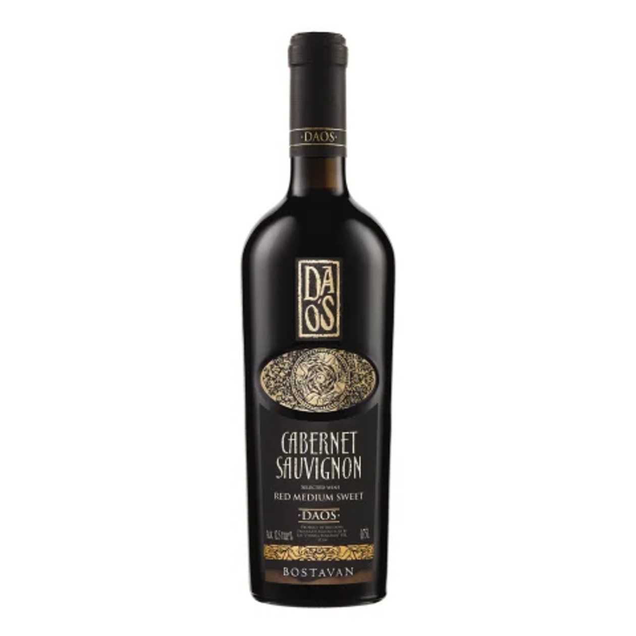 Vynas DAOS Cabernet Sauvignon, raudonas/p.saldus, Moldova 12.5%  0,75 l