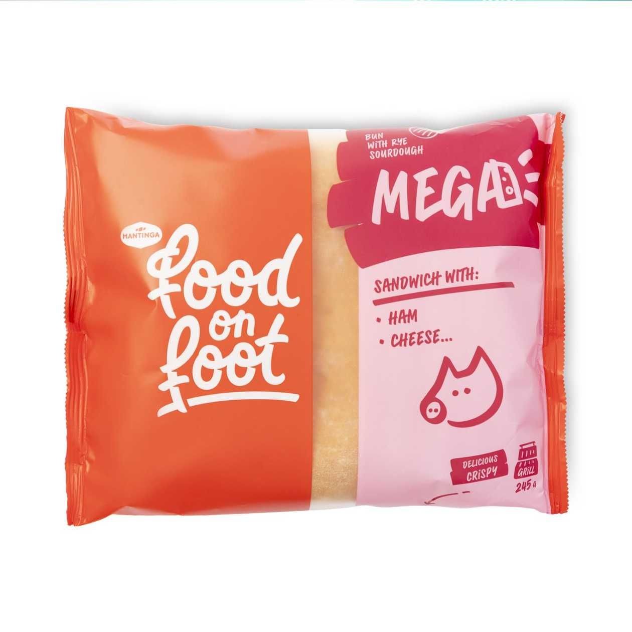 Sumuštinis MEGA su kumpiu ir sūriu 245g