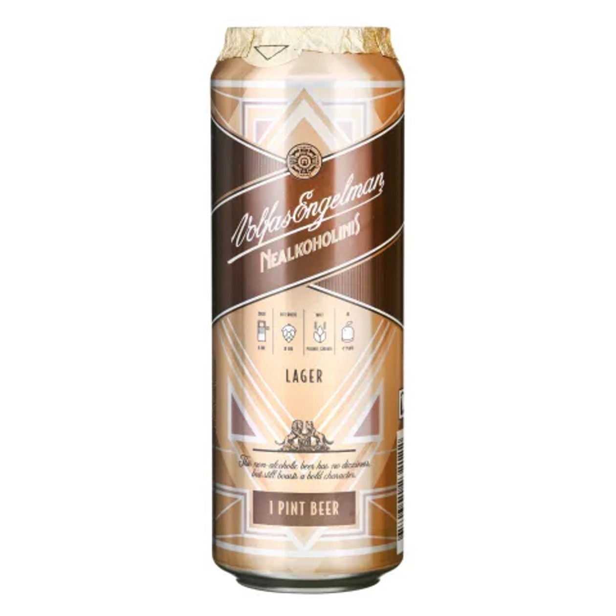 Alus nealkoholinis Volfas Engelman 0,5% 0,568 l